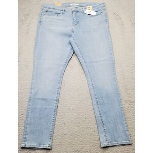 Levi's‎ 311 Skinny Jeans Women's 34 Blue Denim Mid-Rise Red Tab Stretch Preppy